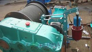 10 Ton Electric Winch for Sale with Remote Control Which Designed and Produced