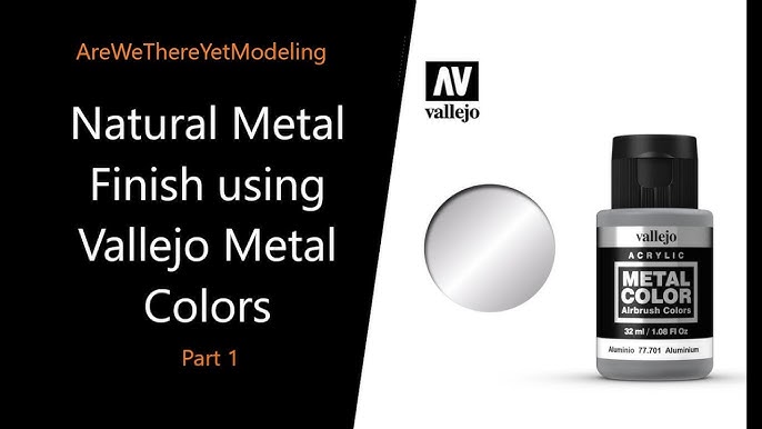 Testing Vallejo Metal Color - The Acrylic Alternative To Solvent Based  Metalizer Paints Like Alclad 