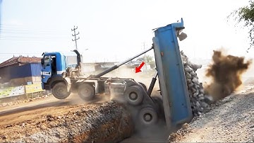Full Videos Keep For Experience Driver Safety Side Dumping Skills New Road Expanding Technology