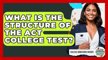 What Is The Structure Of The ACT College Test? - College Admissions Insider