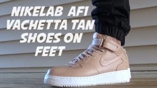 nikelab air force 1 mid tan