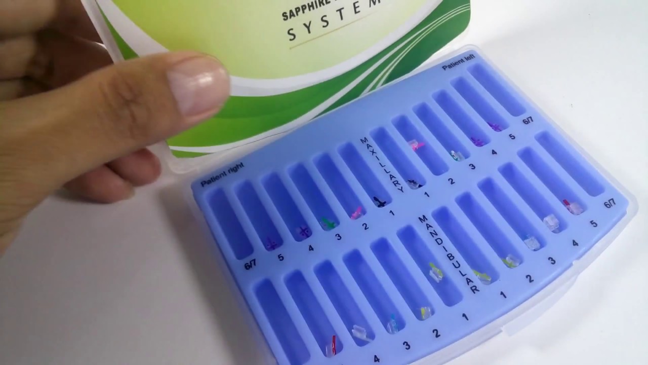 Bracket Sapphire (Clear Braces)