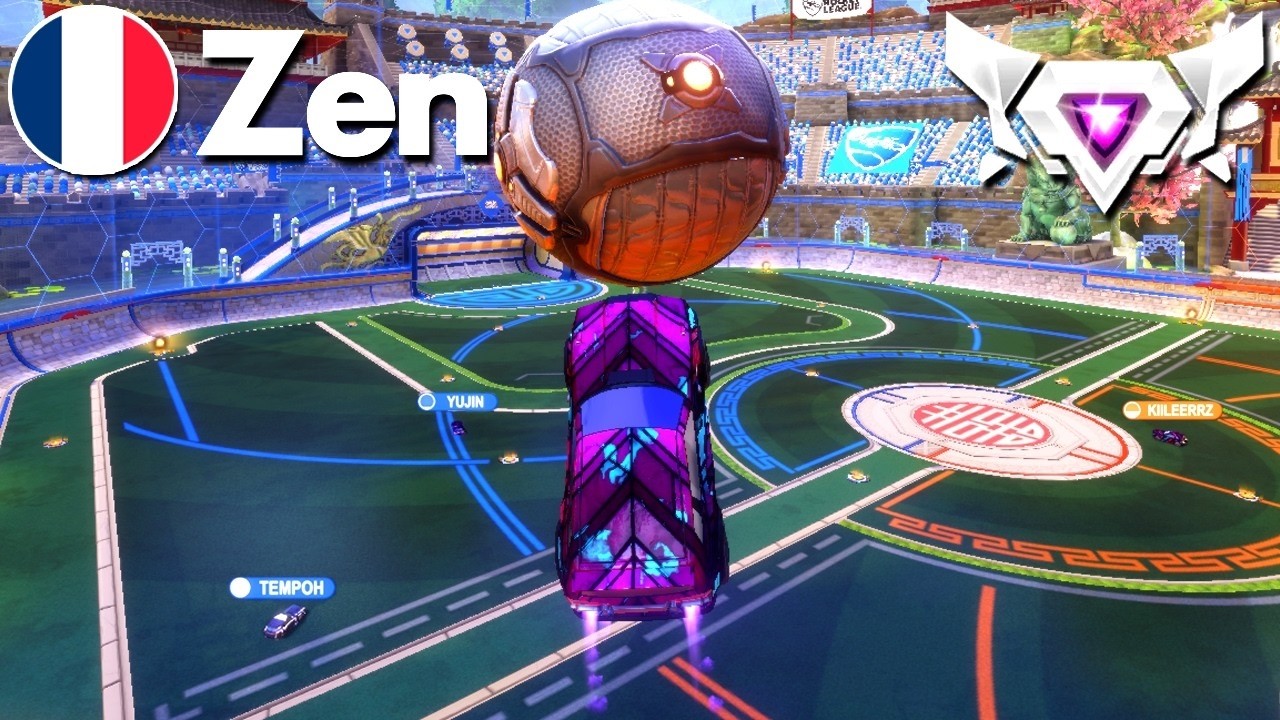 ZEN has MASTERFUL Control in Rocket League! (SSL 3v3)