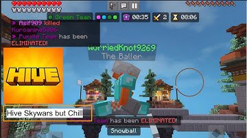 Hive Skywars but it is Chill with New Shaders
