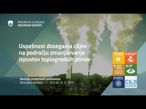 Revizija: Uspešnost doseganja ciljev na področju zmanjševanja izpustov toplogrednih plinov