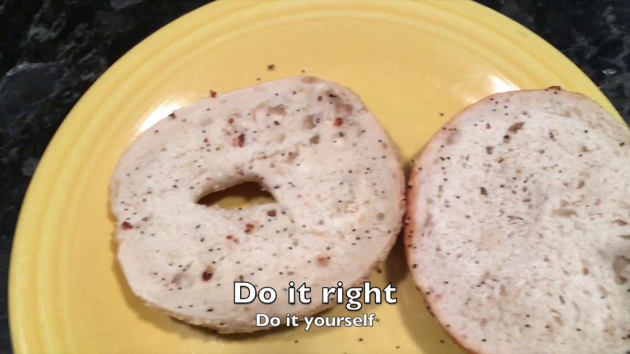 Cream cheese and bagels You gotta get the ratio right YouTube