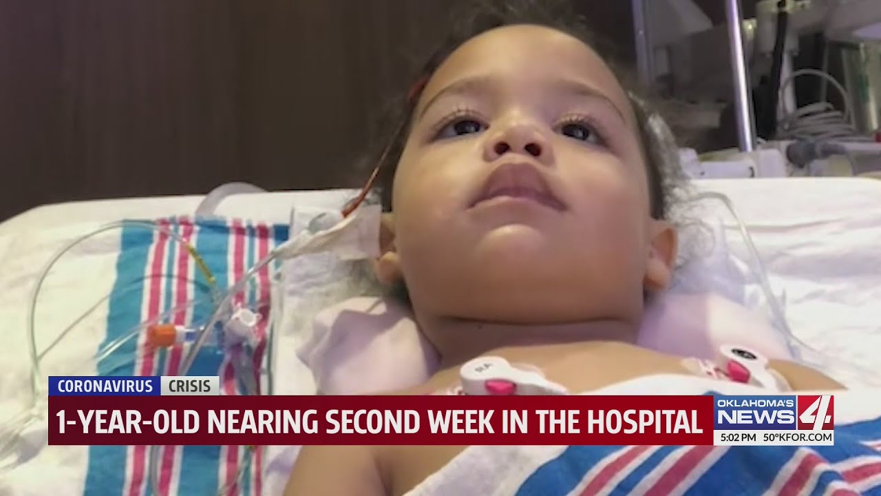 1-year-old battling COVID in Oklahoma City hospital - YouTube