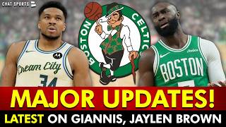 🚨NEW Celtics Trade Report via NBA Insiders On Giannis Antetokounmpo & Jaylen Brown