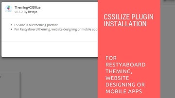 Restyaboard - Theming/CSSilize Plugin Installation
