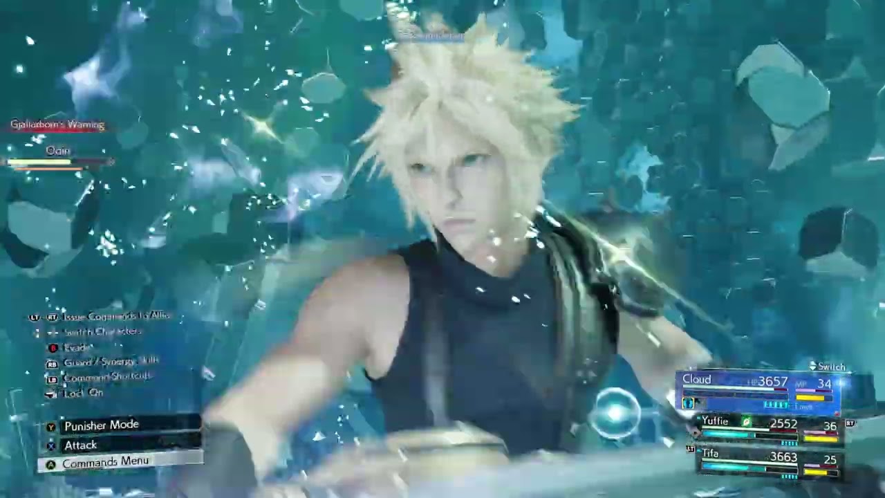 Final Fantasy VII Remake Rebirth - Nibel Region - This Odin so hard.