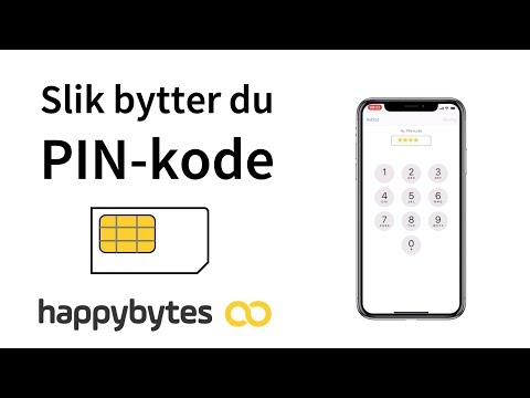 Happybytes - Slik bytter du PIN-kode