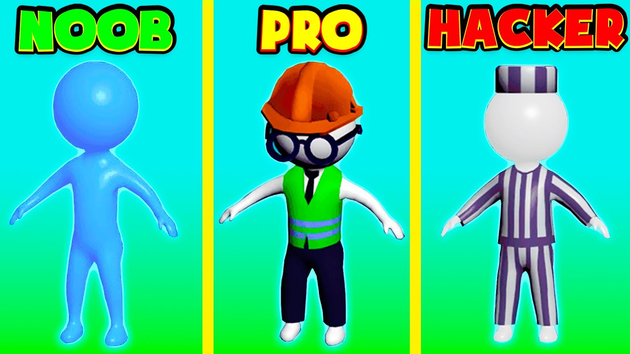 NOOB vs PRO vs HACKER - Stair Run