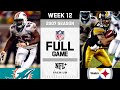 The Mud Bowl! Miami Dolphins vs. Pittsburgh Steelers FULL GAME | NFL 2007 Season Week 12