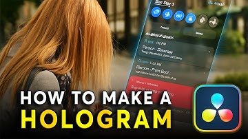 Hologram Effect | Davinci Resolve Tutorial