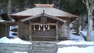 賽銭箱はどこ　智児ちご神社　辰野町