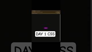 Simple CSS Button Design (Day 1 Journey) 🎨