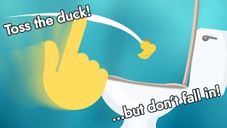 Can you toss this rubber duck to victory? Quack: The Rubber Duck Game - iOS Release Trailer screenshot 1