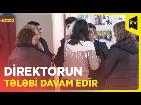 Məktəb direktorunun işdən çıxarılması tələbi ilə aksiya davam edir