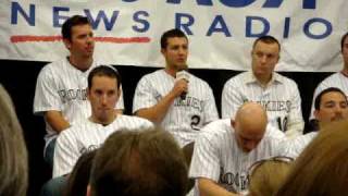 Tulowitzki & Atkins Interview Session