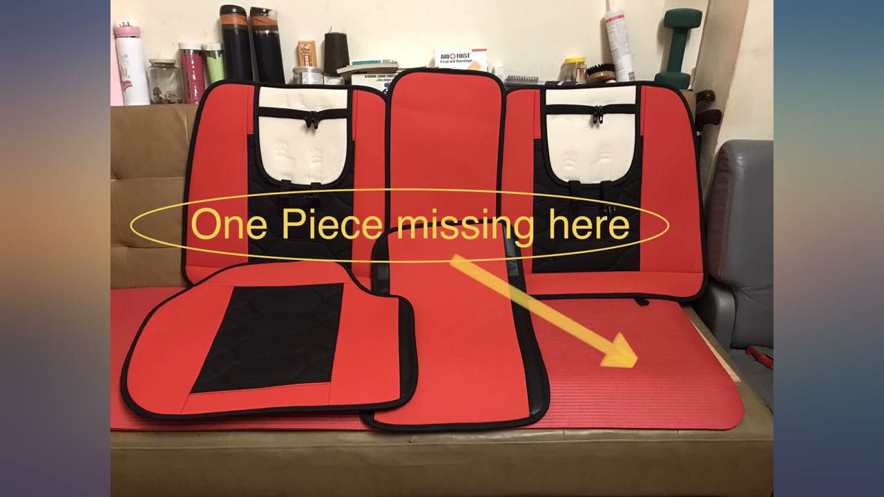 OASIS AUTO OS004 Leather Car Seat Covers, Faux Leatherette Automotive