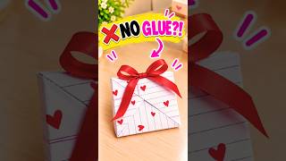 ❌ No glue paper Gift Box DIY🎁| Easy Paper Box Making Tutorial|Handmade Gift Box #youtubefestivedrop