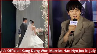 Kang Dong Won and Han Hyo Joo Suddenly Announce July Wedding — Shocking Reason Stuns Everyone!