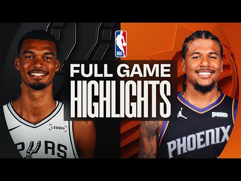 SPURS at SUNS | NBA PRESEASON FULL GAME HIGHLIGHTS | October 10, 2026