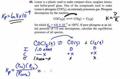 Intro to Equilibrium Calculations Part 2