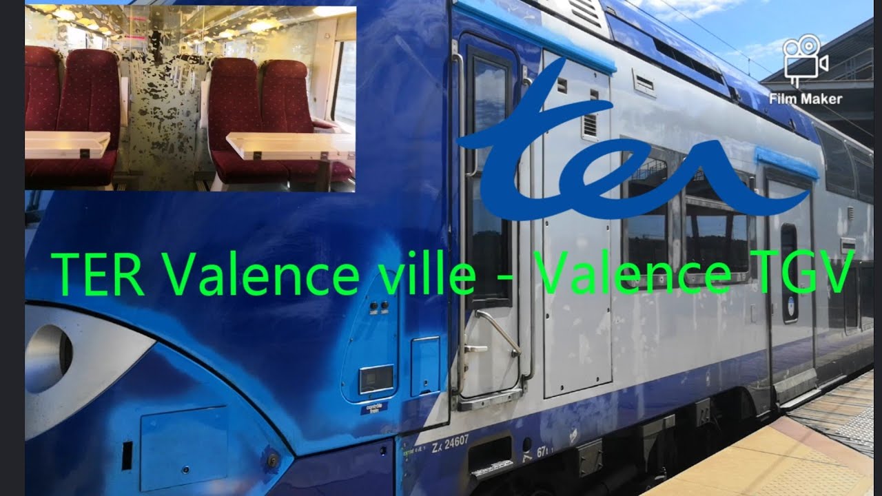 TER Valence ville Valence TGV YouTube