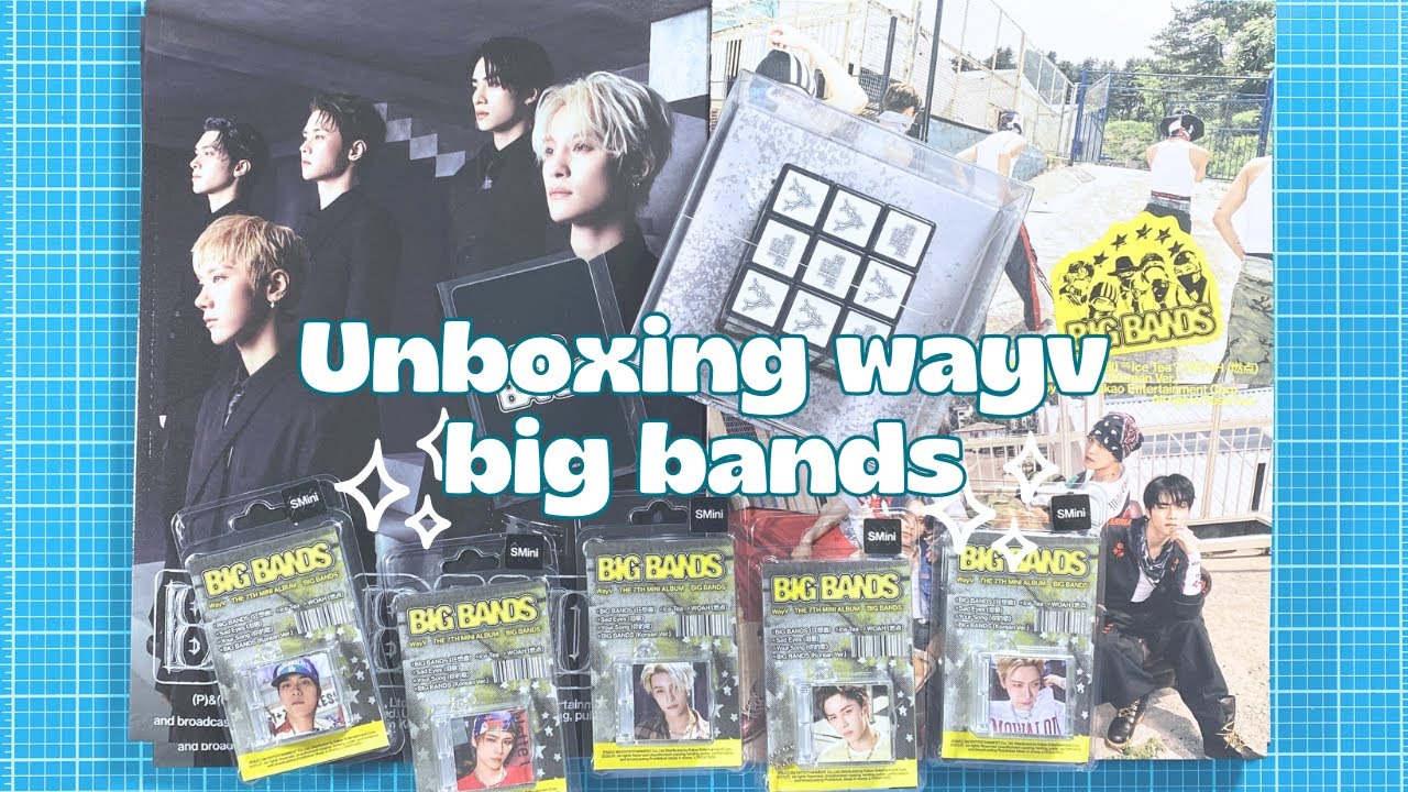 ヤミー コンプ 3枚ずつ ウルトラ スーパー ノーマル構成 Album Unboxing ✶ wayv big bands ✶ photobook, smini, cube
