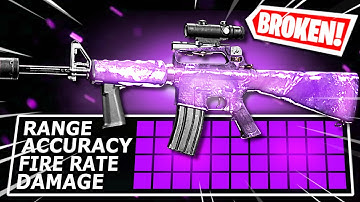 *BROKEN* M16 CLASS SETUP in WARZONE! (BEST M16 CLASS SETUP) - Cold War Warzone