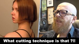 What cutting technique is that ?!! - Hair Buddha reaction video #hair #beauty