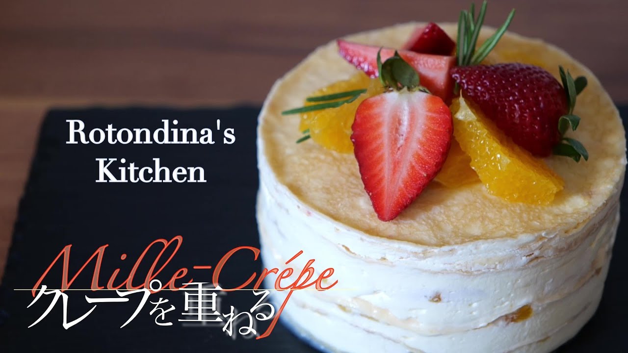 How I Make Orange MilleCrêpe Cake with GreenPan YouTube