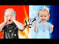 Hot vs cold challenge levi vs ivy