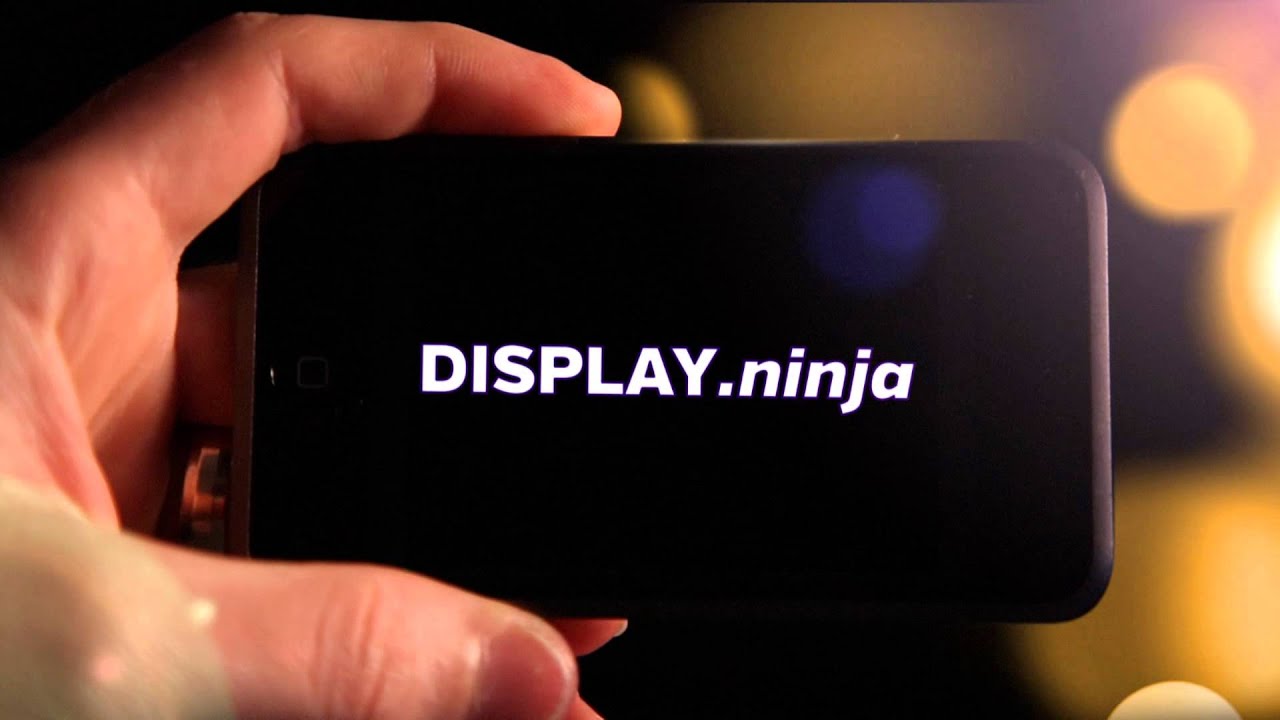 display ninja swipe YouTube
