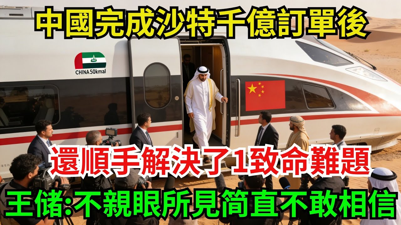 中國完成沙特千億訂單後，還順手解決了一致命難題。沙特王儲驚呆:不親眼所見簡直不敢相信！ 
