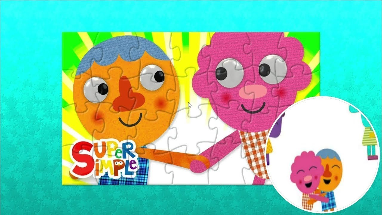 Funny Game What's Your Name Noodle & Pals Super Simple Songs puzzle ...