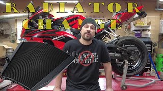 Remove And Install Radiator In A CBR 1000 | How To Change Radiator In A 2007 CBR 1000RR Remove And Install Radiator In A CBR 1000 | How To Change Radiator In A 2007 CBR 1000RR