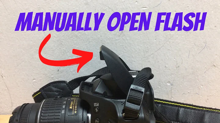 How to Manually Open Flash in DSLR Camera