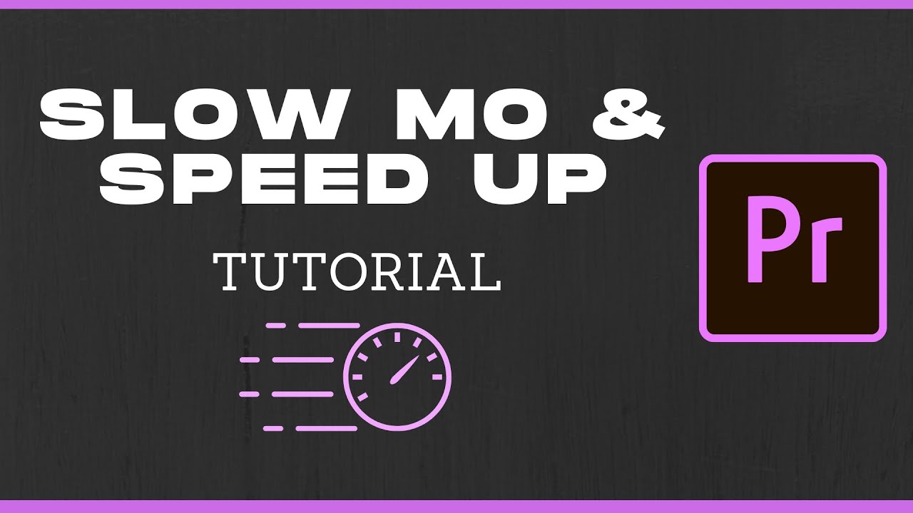How to Adjust Speed | 2021 Premiere Pro for Beginners - YouTube