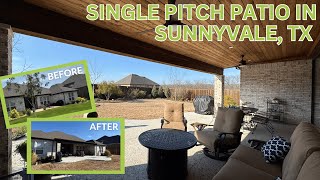 Single-Pitch Patio In Sunnyvale, Tx