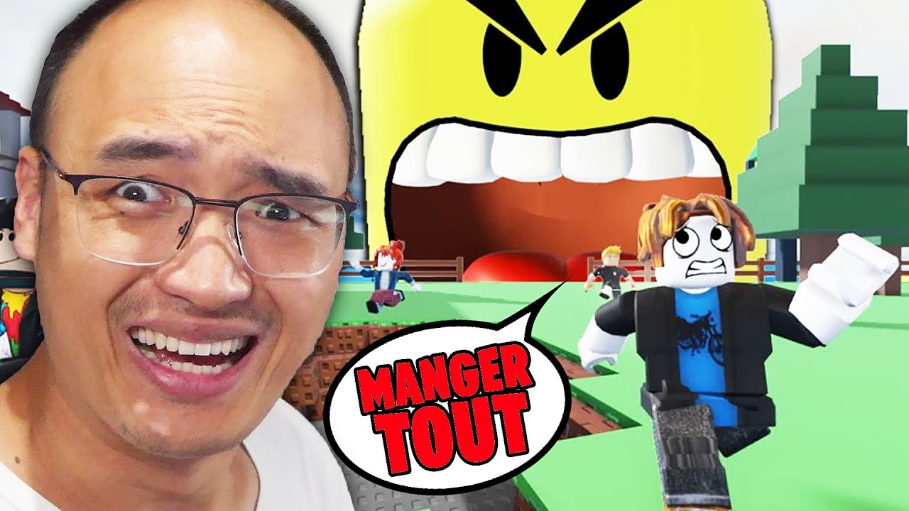 ON MANGE N'IMPORTE QUOI SUR ROBLOX EAT THE WORLD !