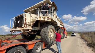 Transporting The Terex Tr60 Dumper To Dismantle It For Replacement Parts - Labrianidis Mining 4K