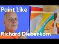 Paint like richard diebenkorn ocean park series  american abstract painting