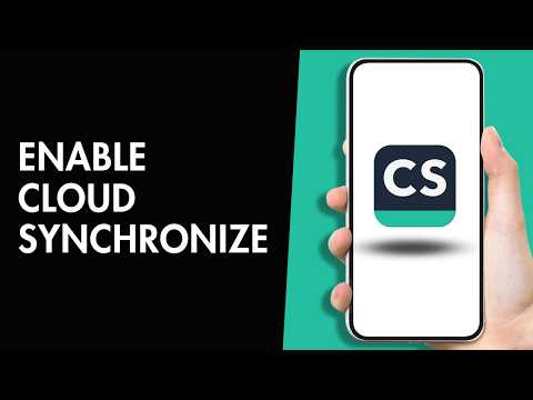 How to Enable Cloud Synchronize in Cam Scanner on iPhone