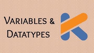 Variables and Datatypes in KOTLIN I KOTLIN course for beginners I Android Studio Through KOTLIN.