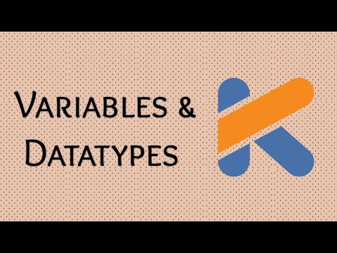 Variables and Datatypes in KOTLIN I KOTLIN course for beginners I Android Studio Through KOTLIN.