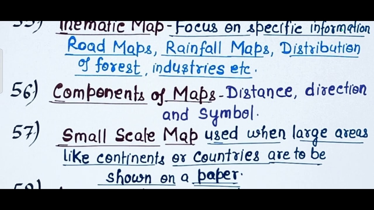 Cl.6 Geography NCERT Points Wise ( from 51 to 60) for UPSC UPPCS SSC ...