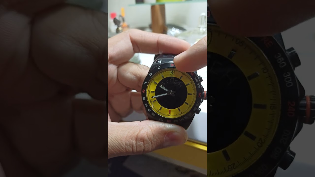 Como ajustar horário de um relógio Ferrari ( Módulo).. simples e fácil 🧐