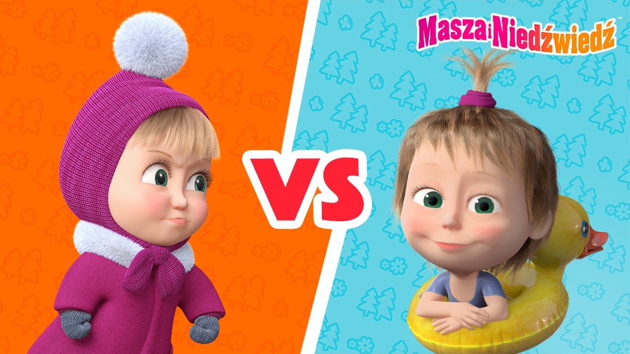 Masza i Niedźwiedź ✨ Ciepło vs Zimno 🌞❄️Kolekcja kreskówek 👱‍♀️ Masha and the Bear
